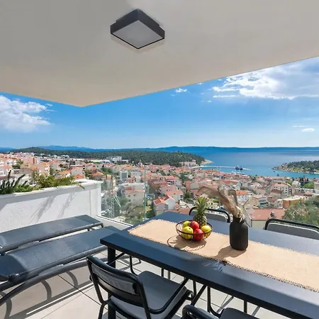 Luxury Apartment La Mar Sea&City View Makarska Exterior foto