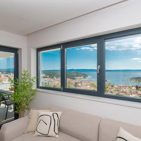 Luxury Apartment La Mar Sea&City View Makarska Exterior foto