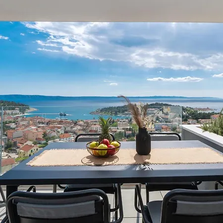 Luxury Apartment La Mar Sea&City View Makarska Exterior foto